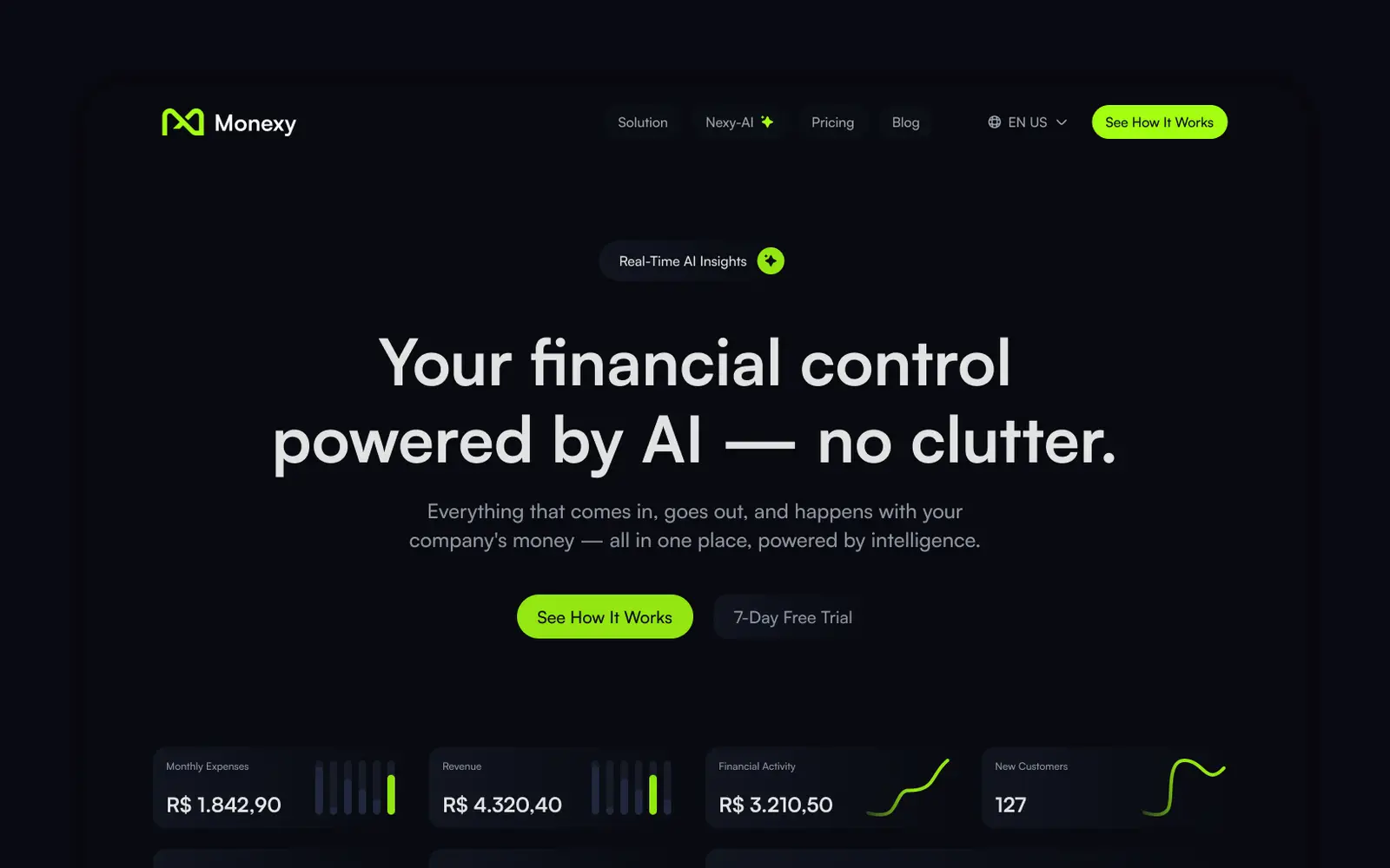 A landing page.