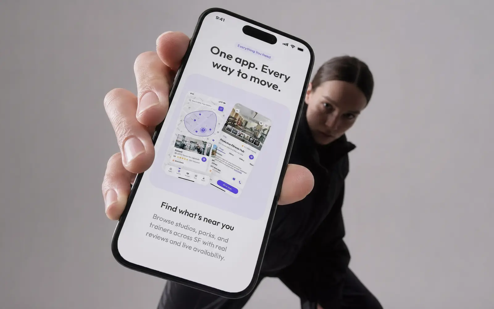 “Um app, todos os jeitos de se mexer.”