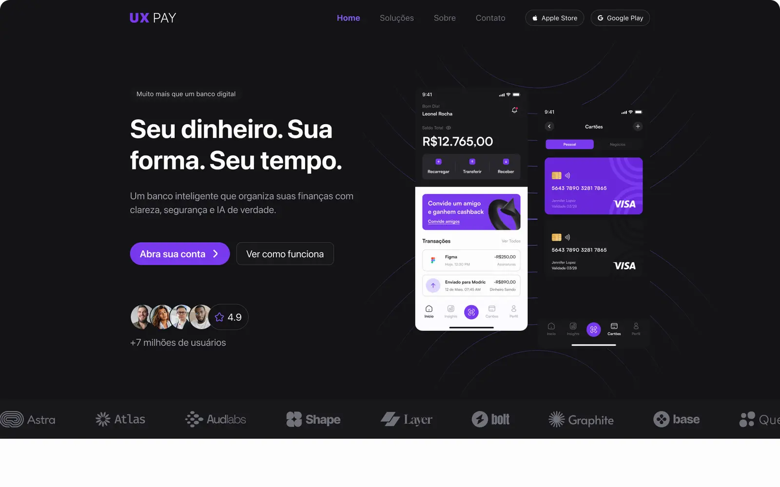 A página completa.